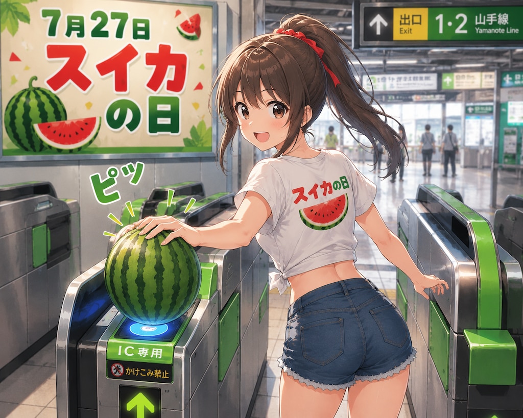 7月27日はスイカの日