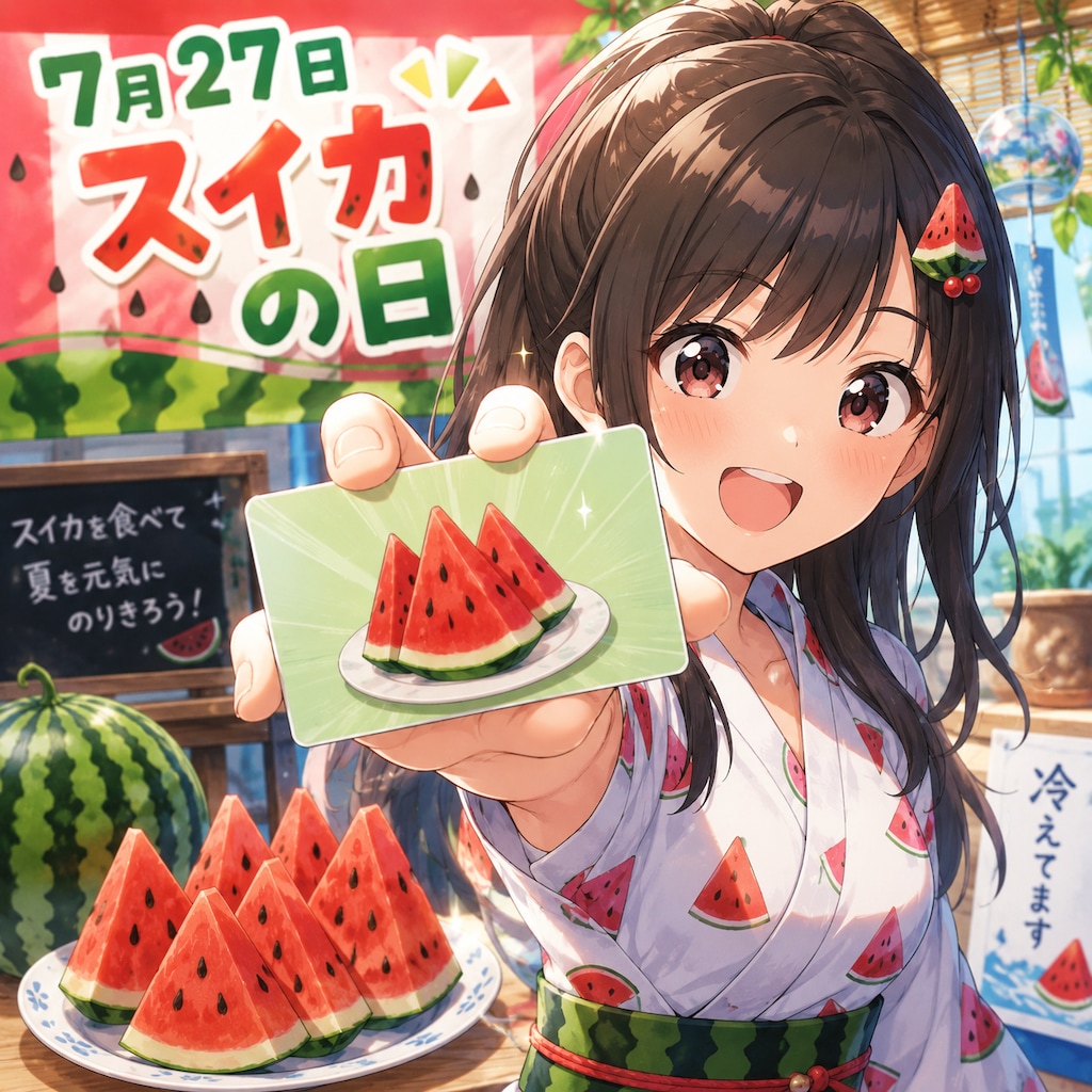 7月27日はスイカの日