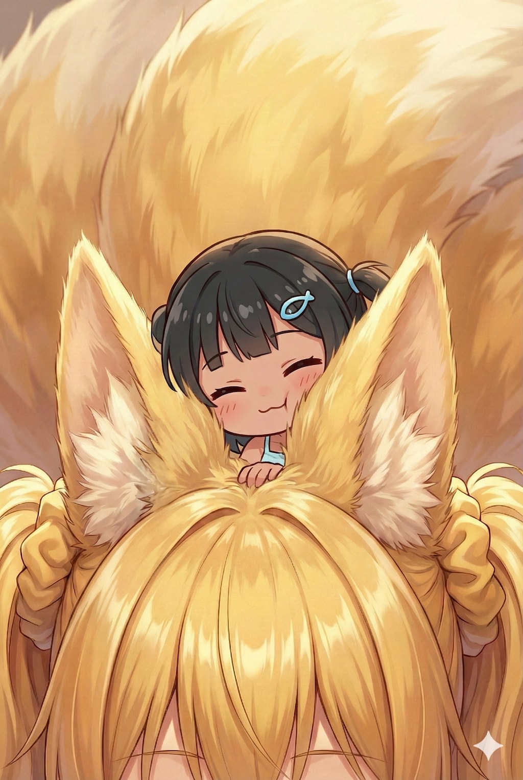 ミラさんをモフる