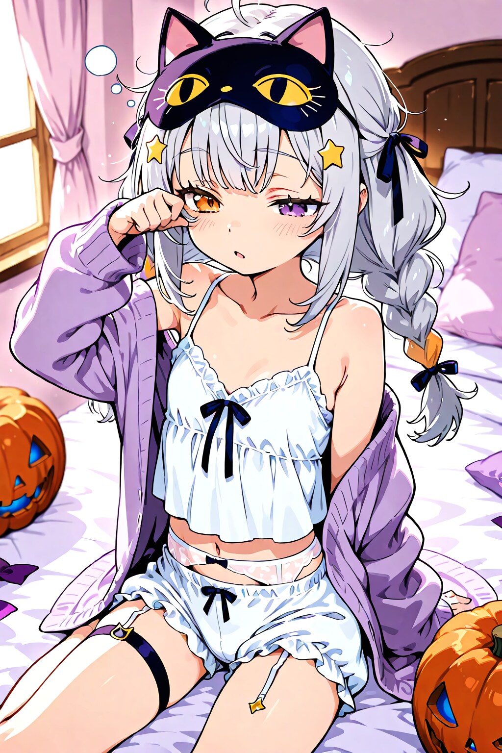 お菓子をくれなきゃ二度寝します