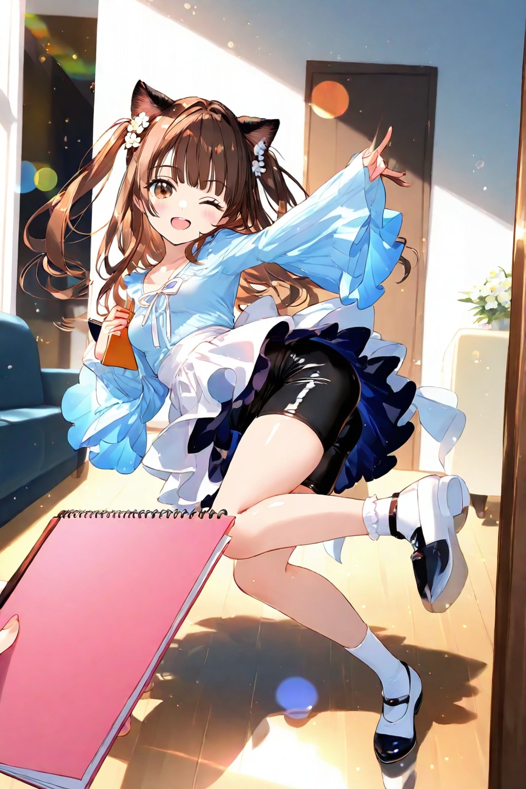 期間限定モデルのFENRIRを葵ちゃんの学生時代の思い出Versionで生成しました❗️