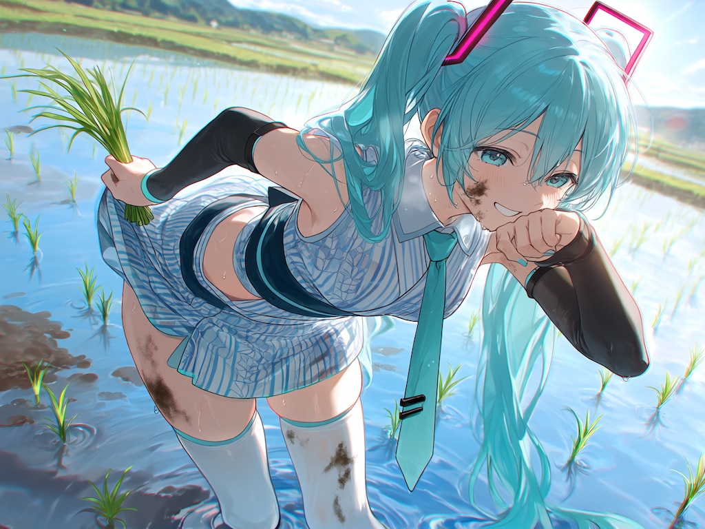田植えミク