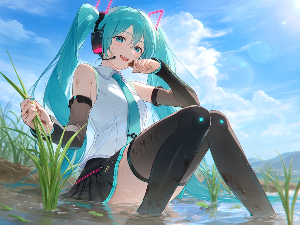 田植えミク