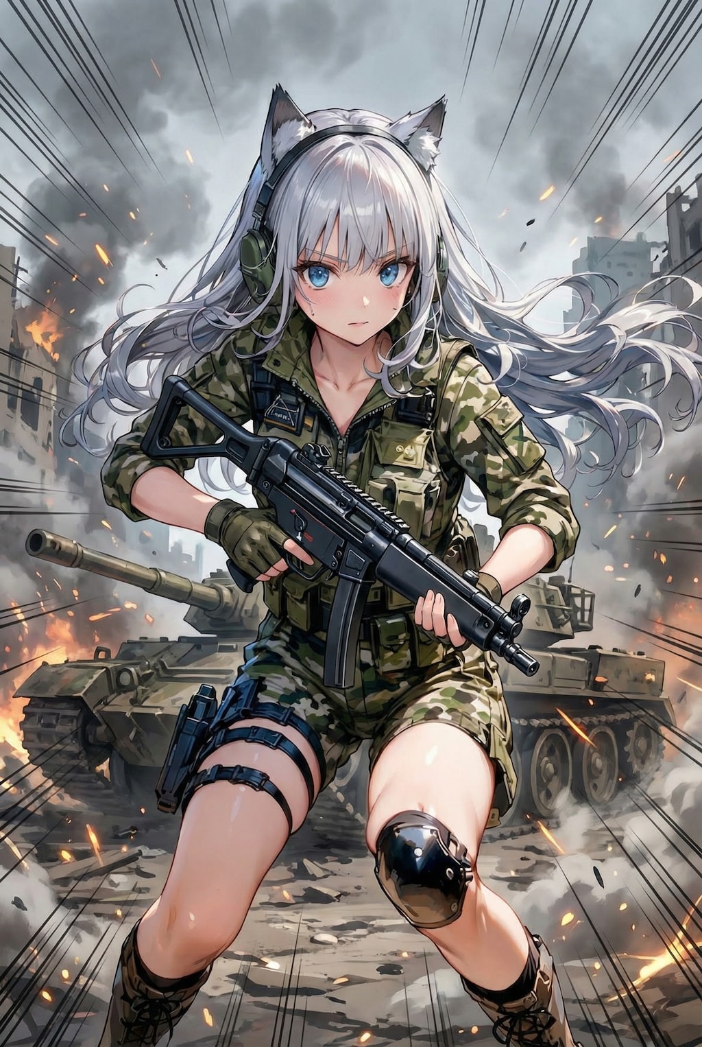 ここはボクが通さない❗💥💥💥🐺