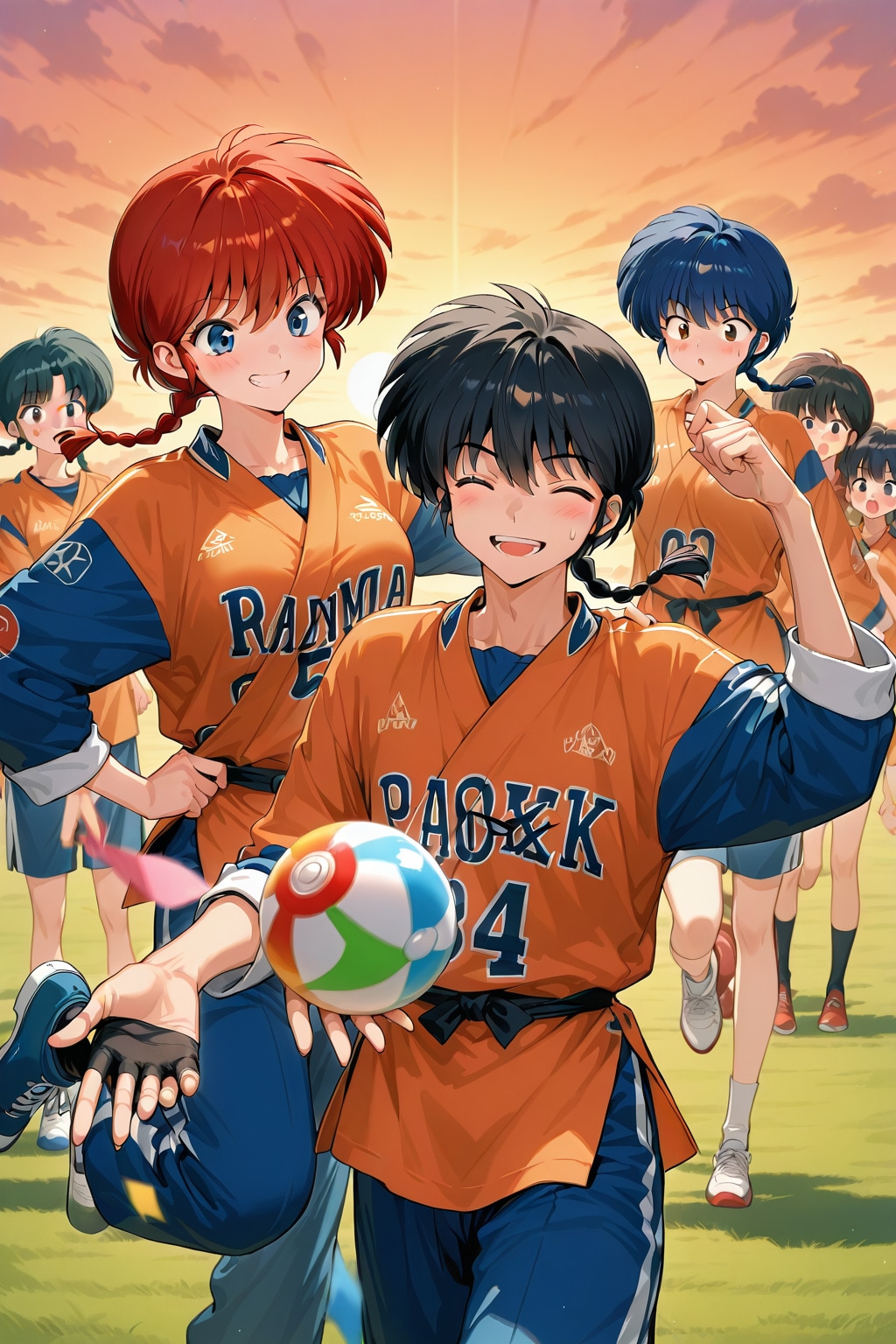 らんまファミリーで球技大会