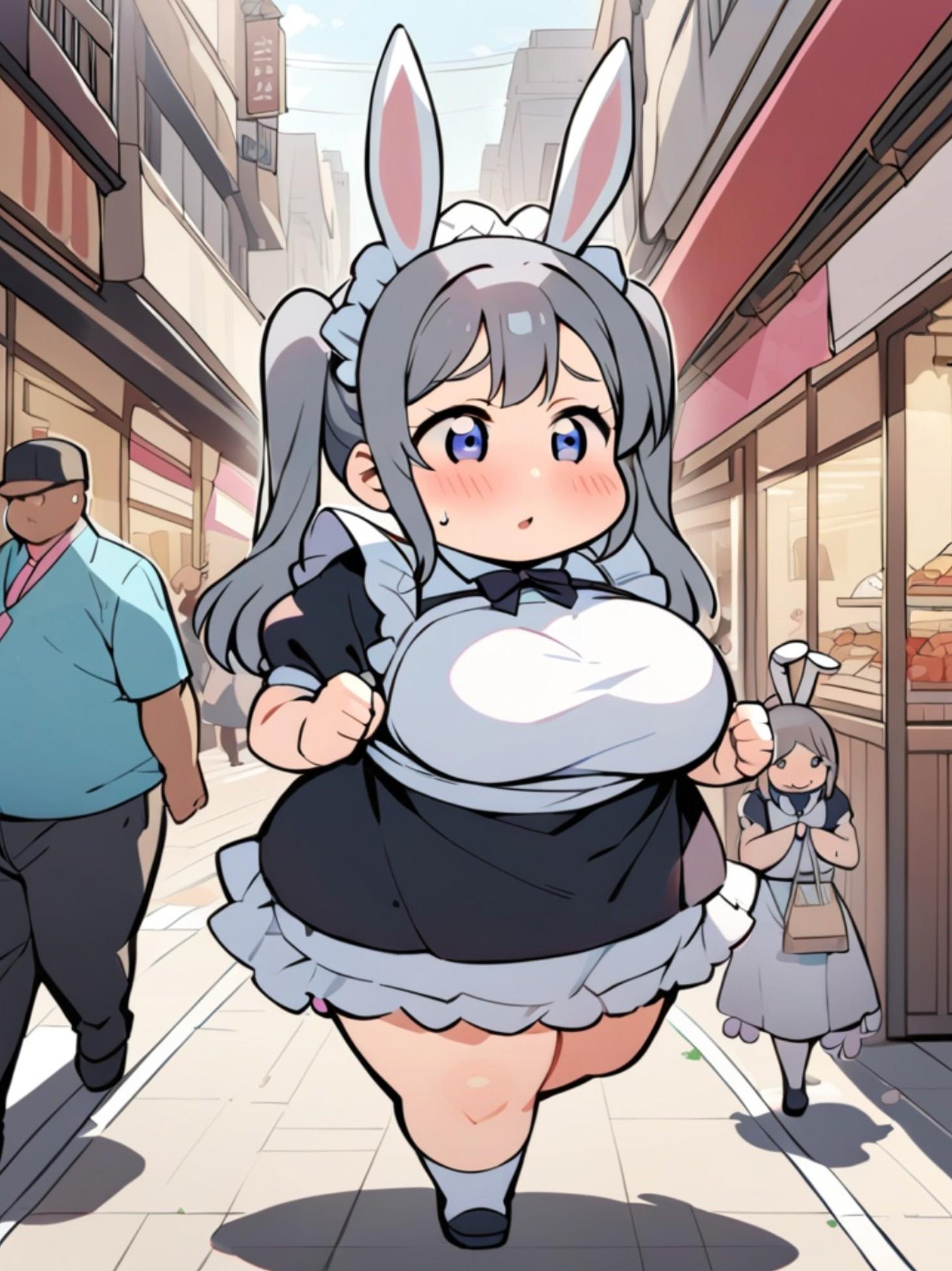 ぽっちゃりメイドちゃん