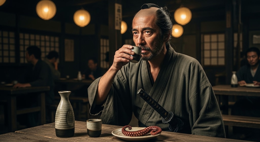 おいオヤジ酒だ！