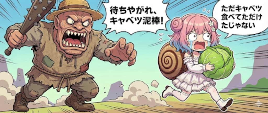 【可愛いは正義】農夫の人も許してくれるよね♫