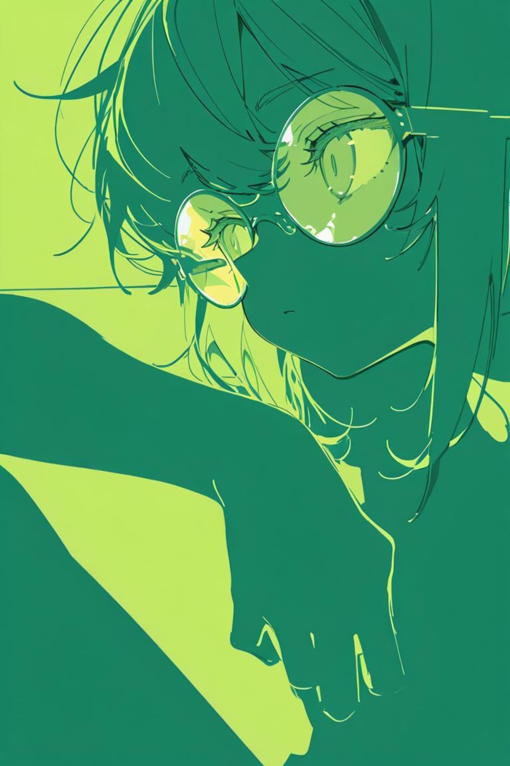 右手？左手？眼鏡だね!