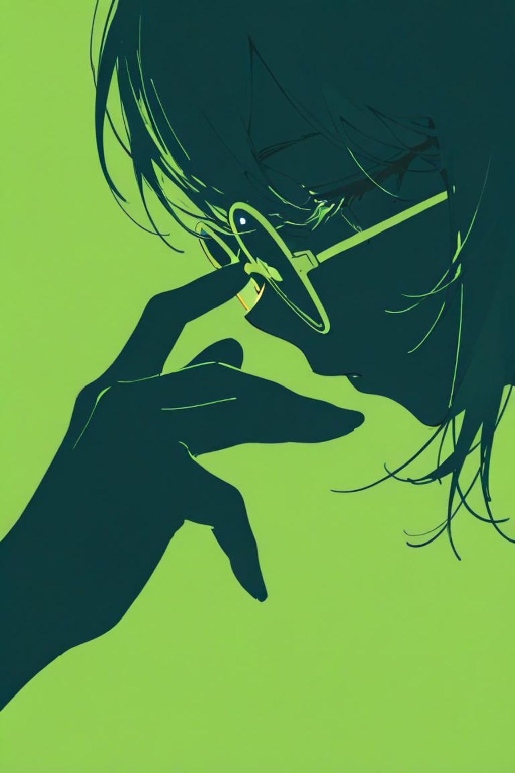 右手？左手？眼鏡だね!