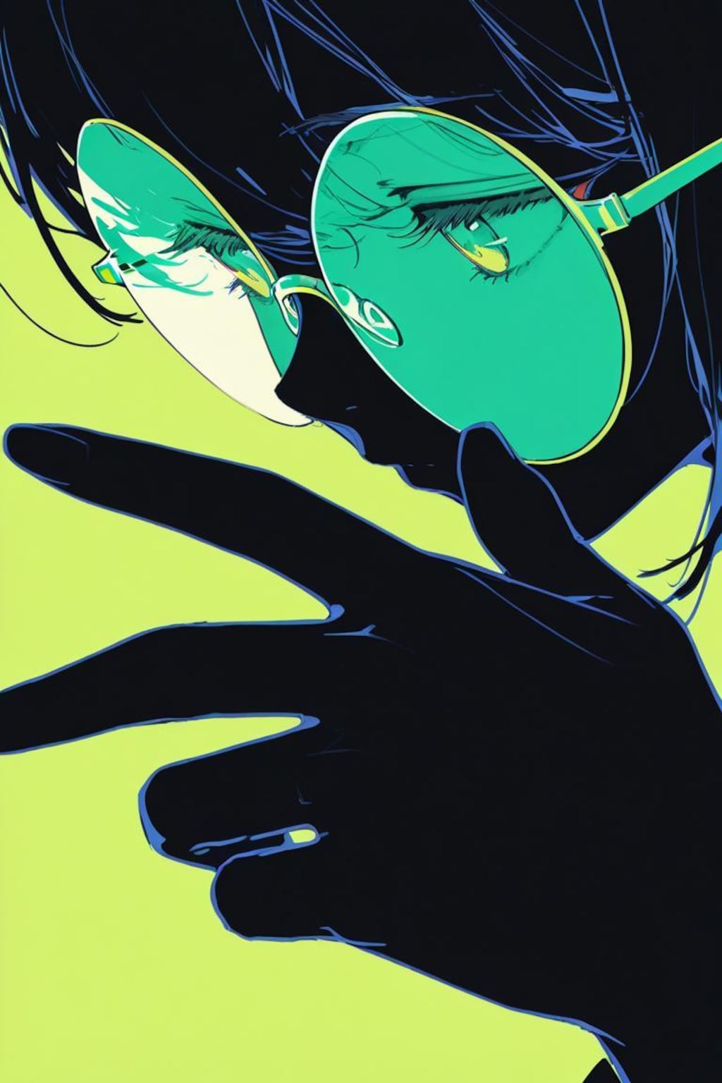 右手？左手？眼鏡だね!