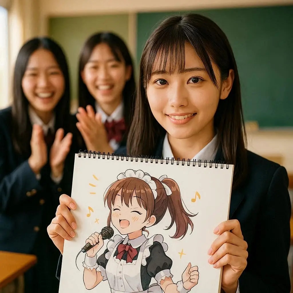 ひみつ💛 | の人気AIイラスト・グラビア