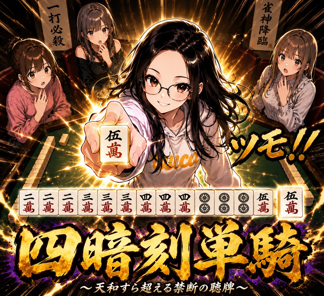 <うちの子ちゃん>四暗刻単騎！