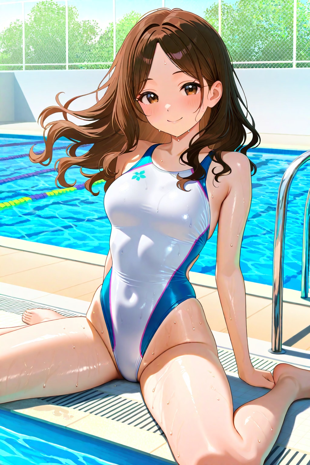 競泳水着の酸川友里奈ちゃん