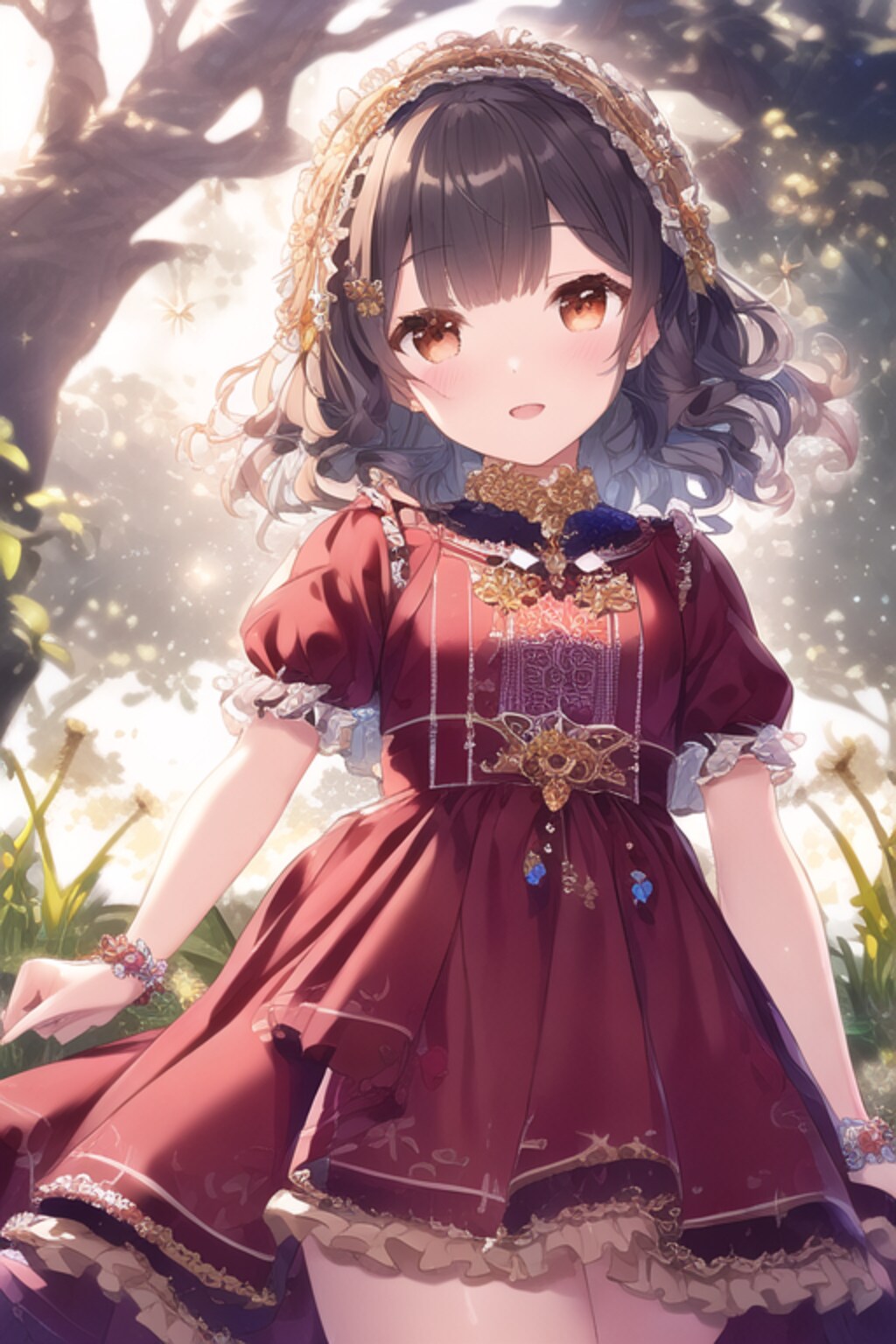 037：幼稚園アイドル衣装（赤）