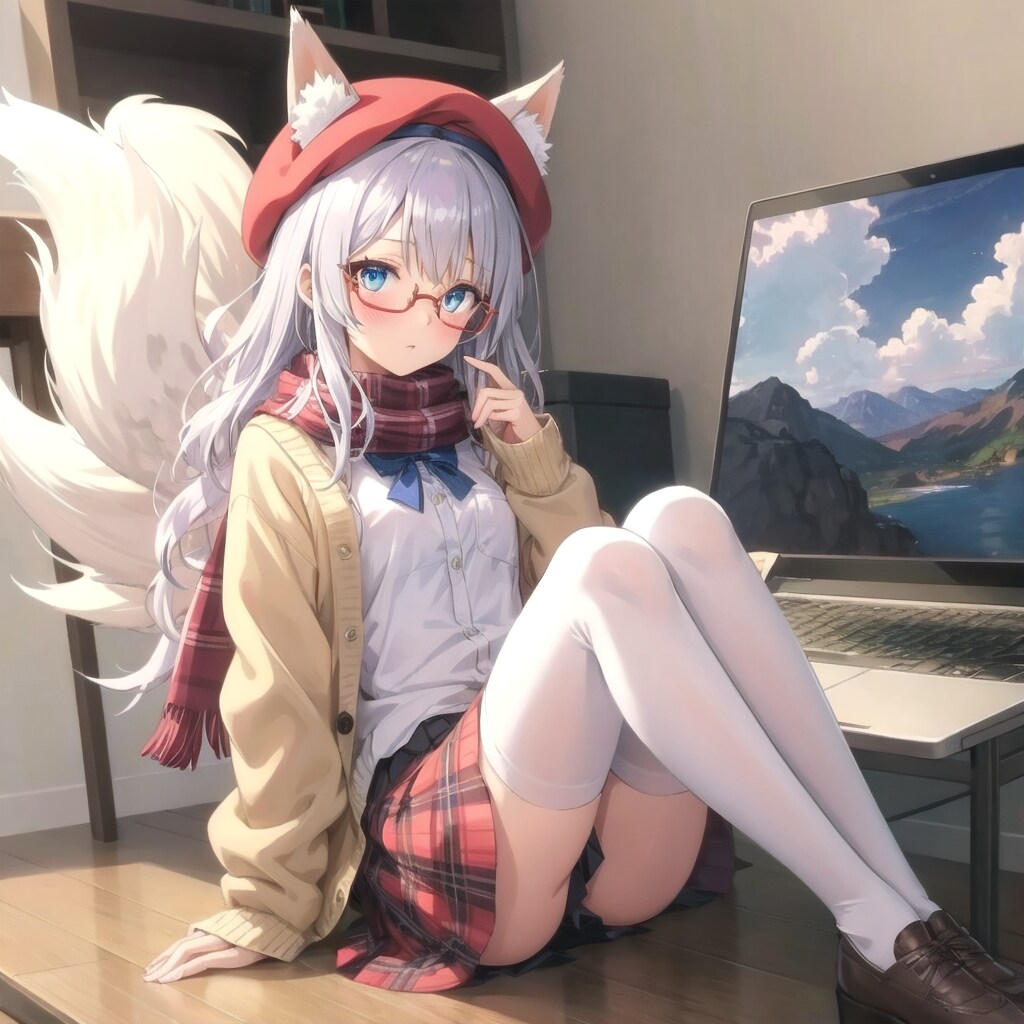 狐さん、人間社会に溶け込もうとする