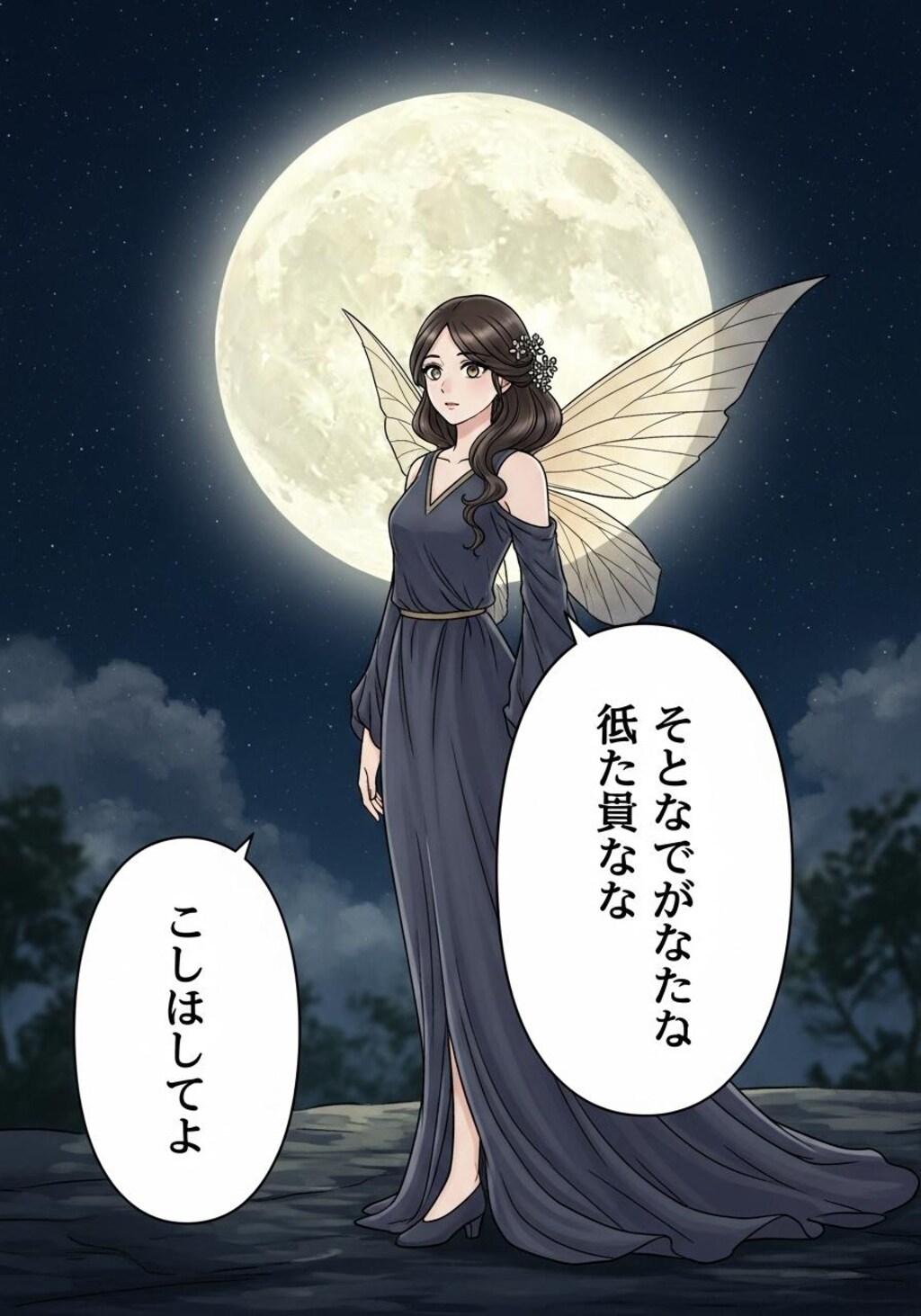 きょうは妖精さんに喋ってもらった