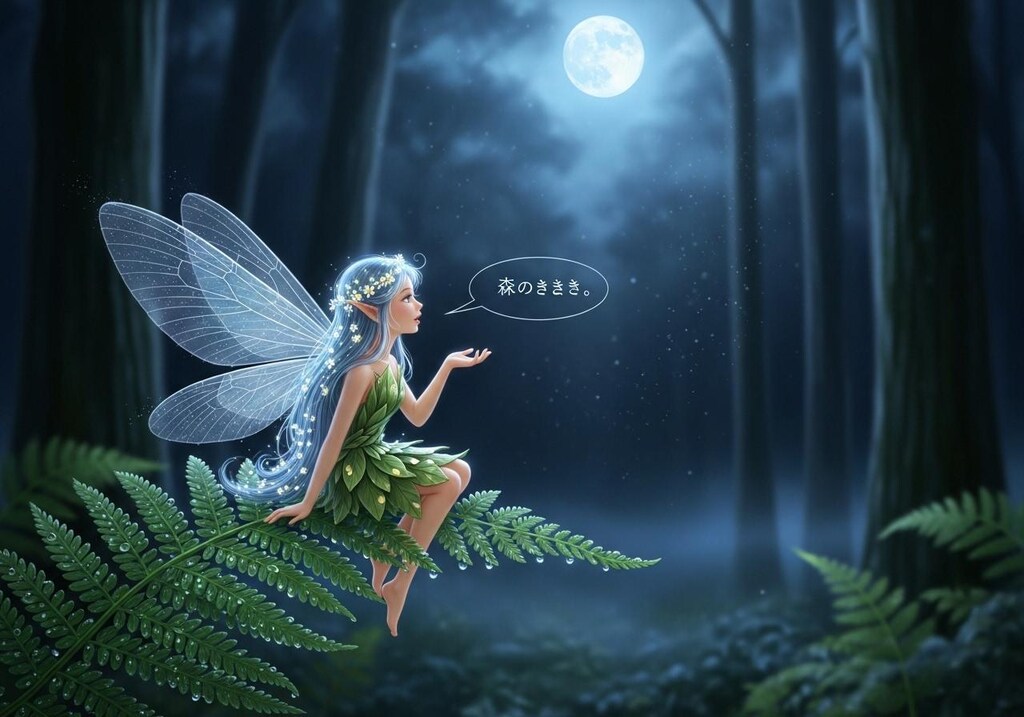 きょうは妖精さんに喋ってもらった