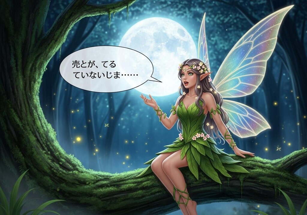 きょうは妖精さんに喋ってもらった