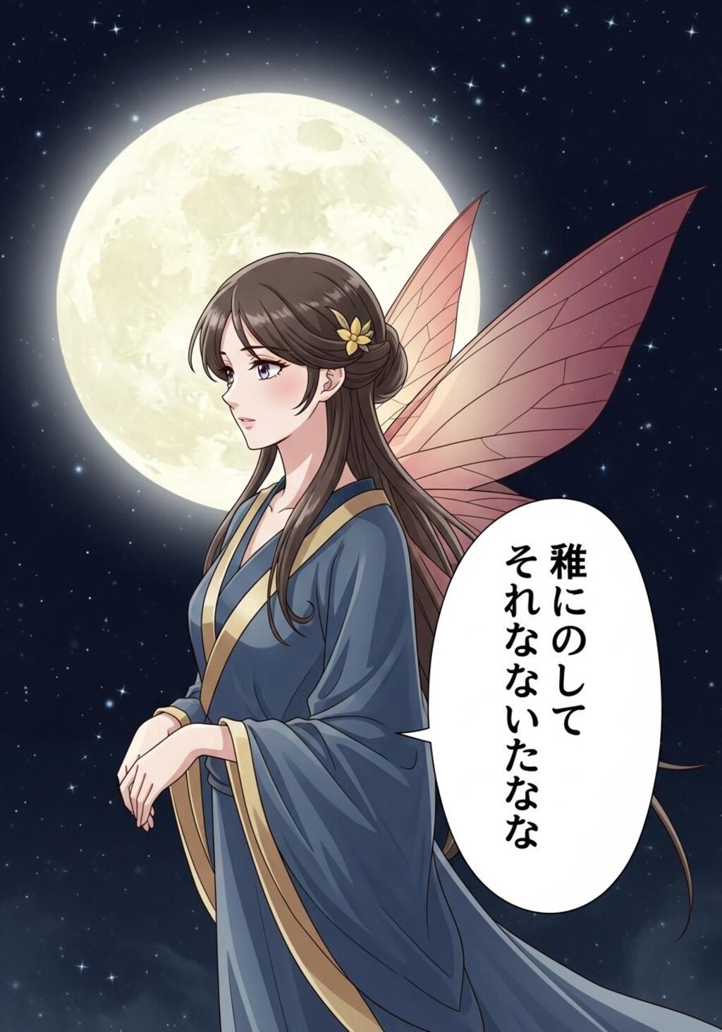 きょうは妖精さんに喋ってもらった