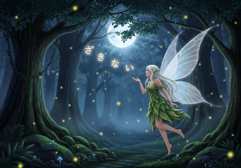 きょうは妖精さんに喋ってもらった