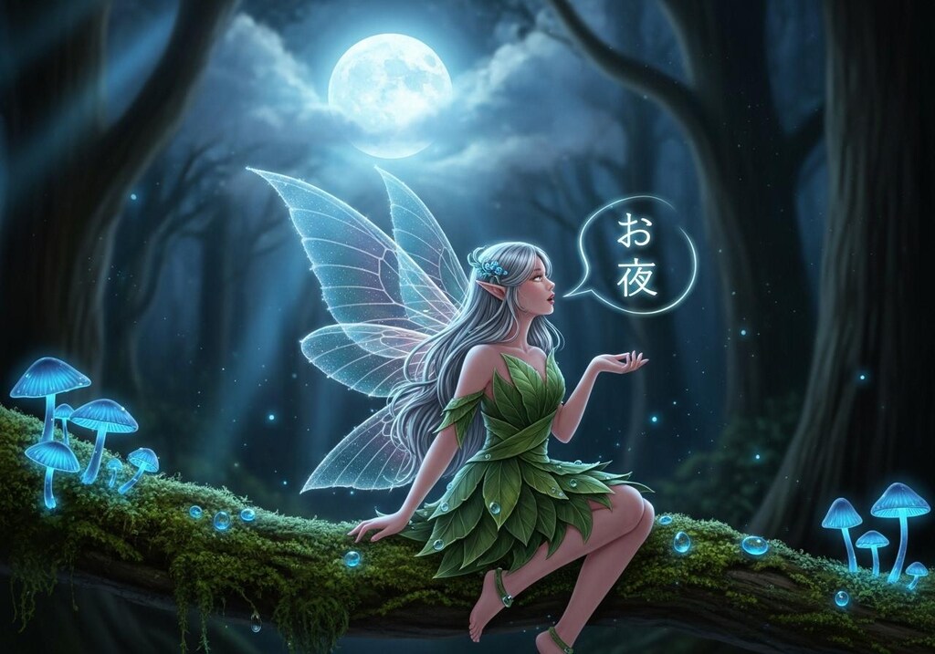 きょうは妖精さんに喋ってもらった