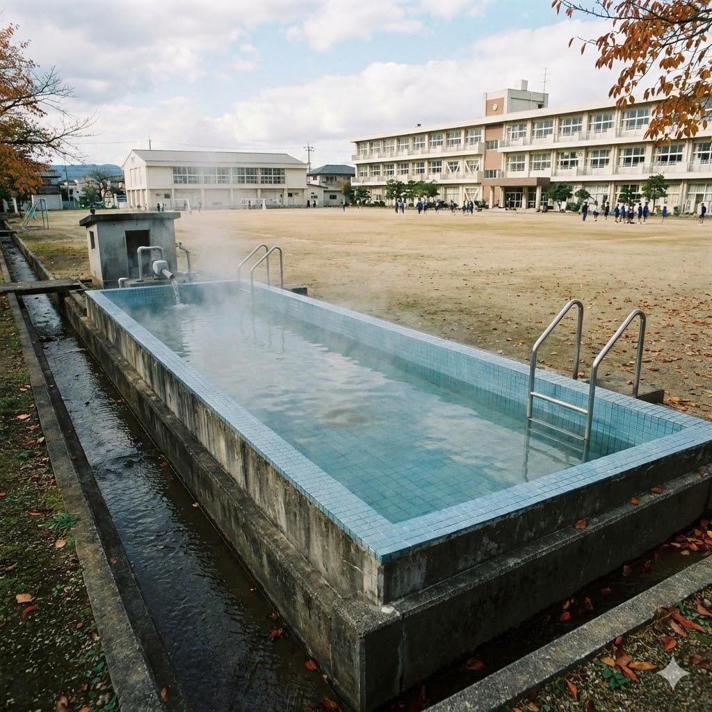 グラウンドのお湯設備