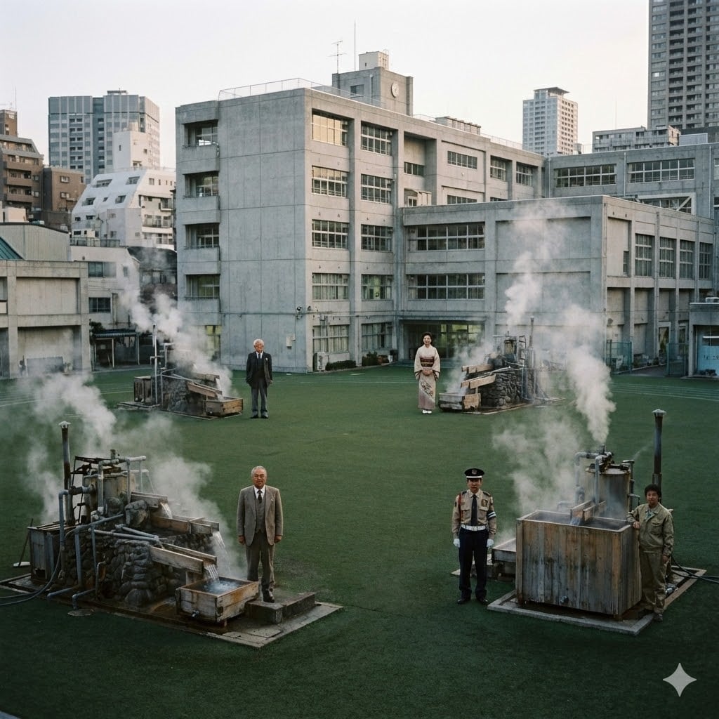 グラウンドのお湯設備 | の人気AIイラスト・グラビア