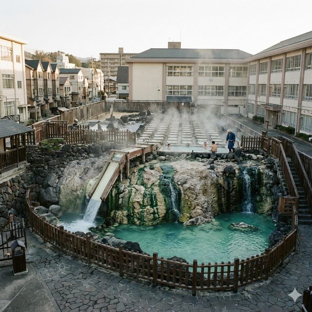 グラウンドのお湯設備