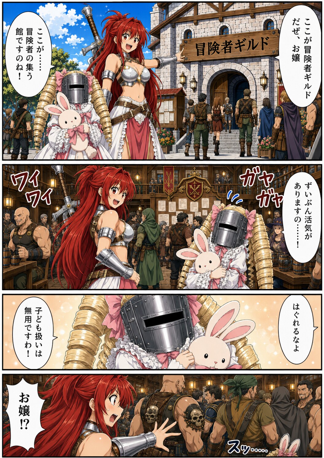 冒険者ギルド！ですわ！