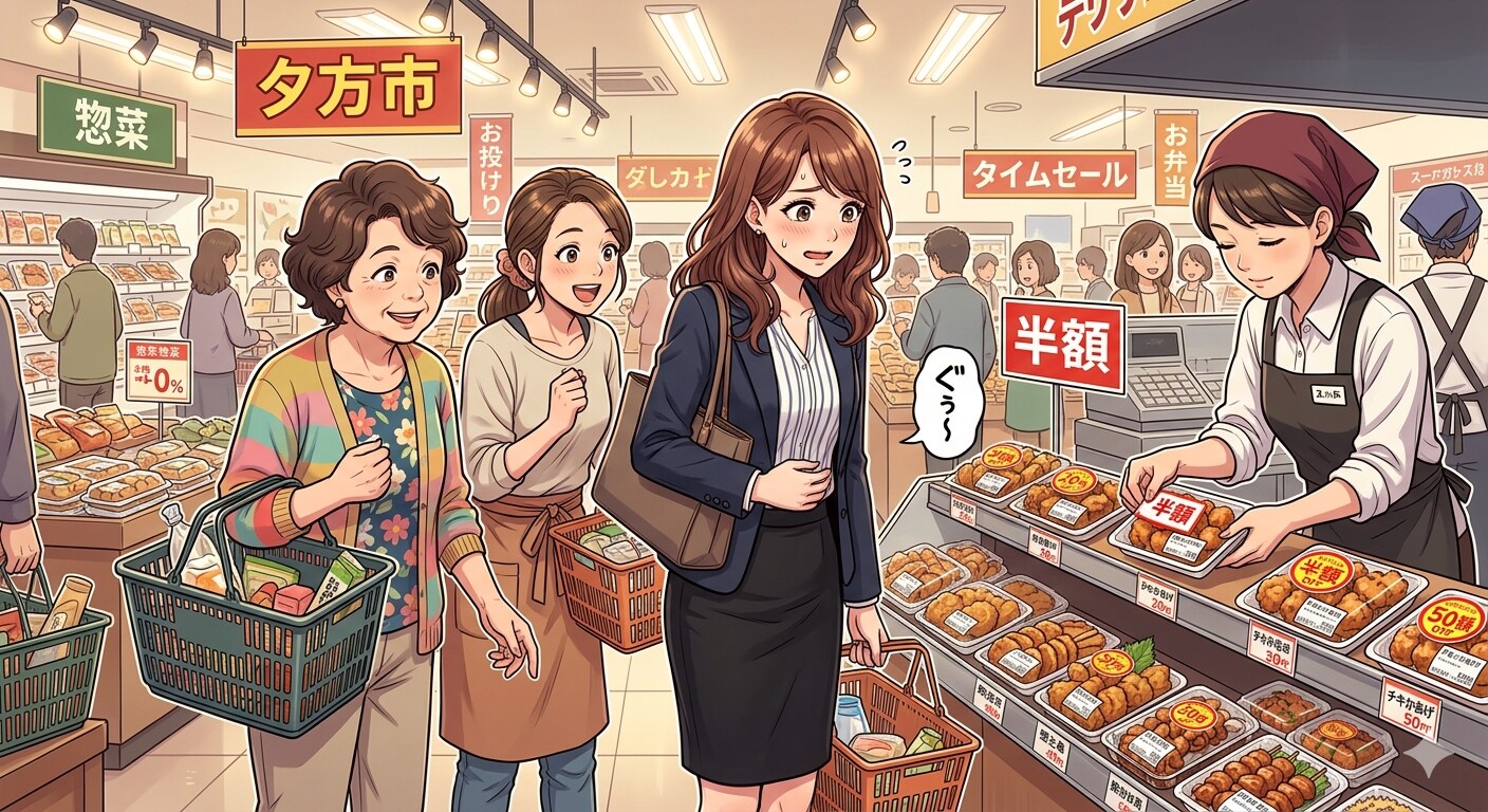 半額シール待ち | の人気AIイラスト・グラビア