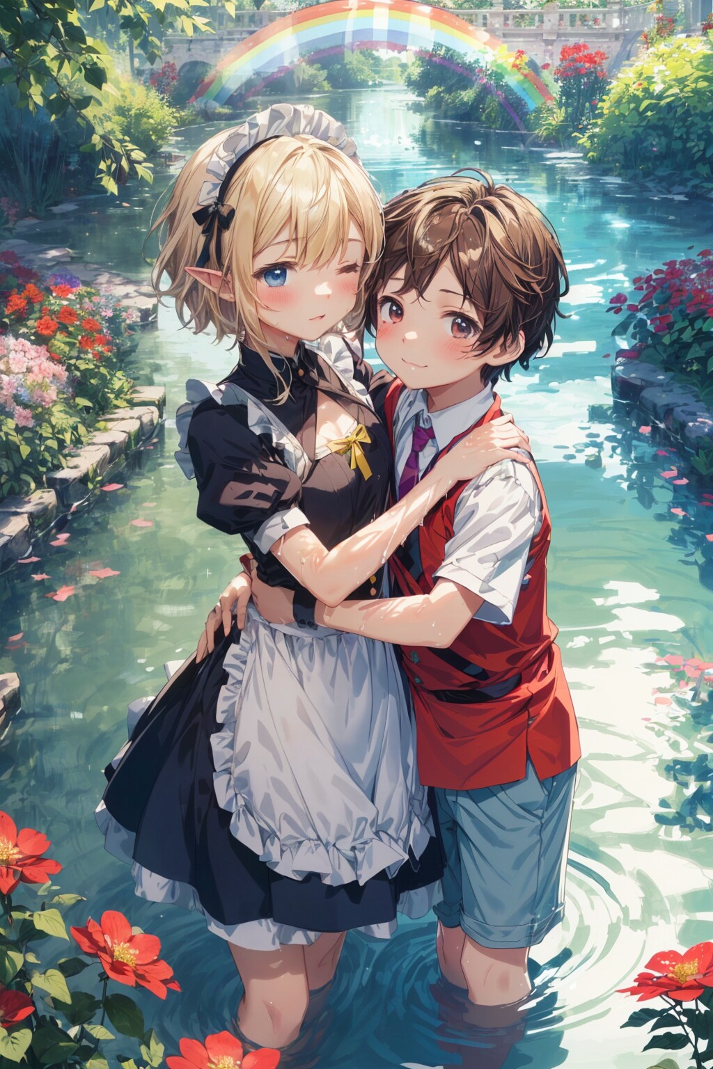 水遊び
