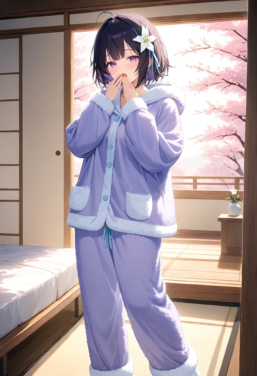 寝起きのひまり