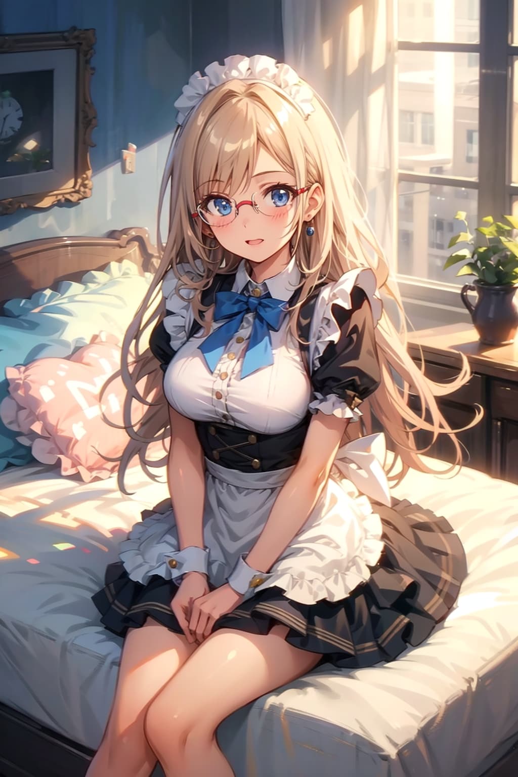 メガネ美少女メイド