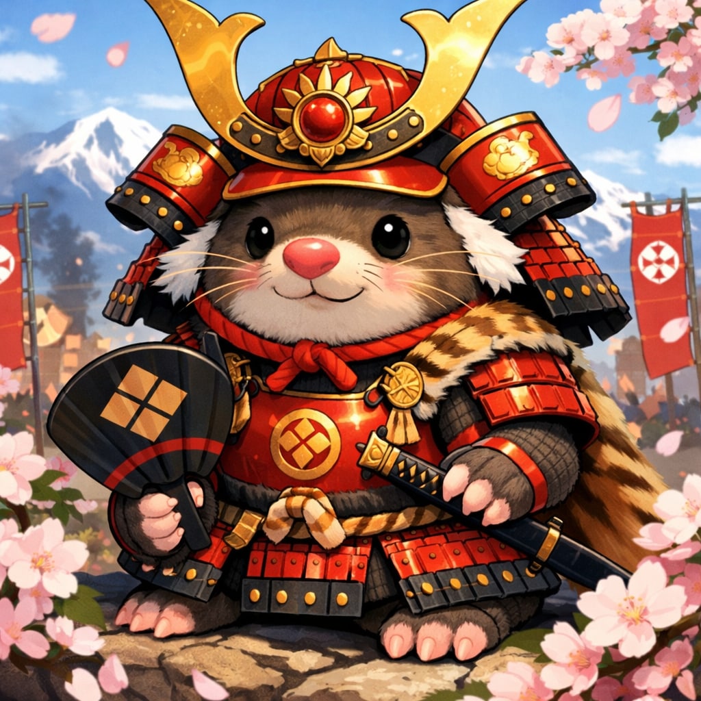 【動物】モグモグ風林火山