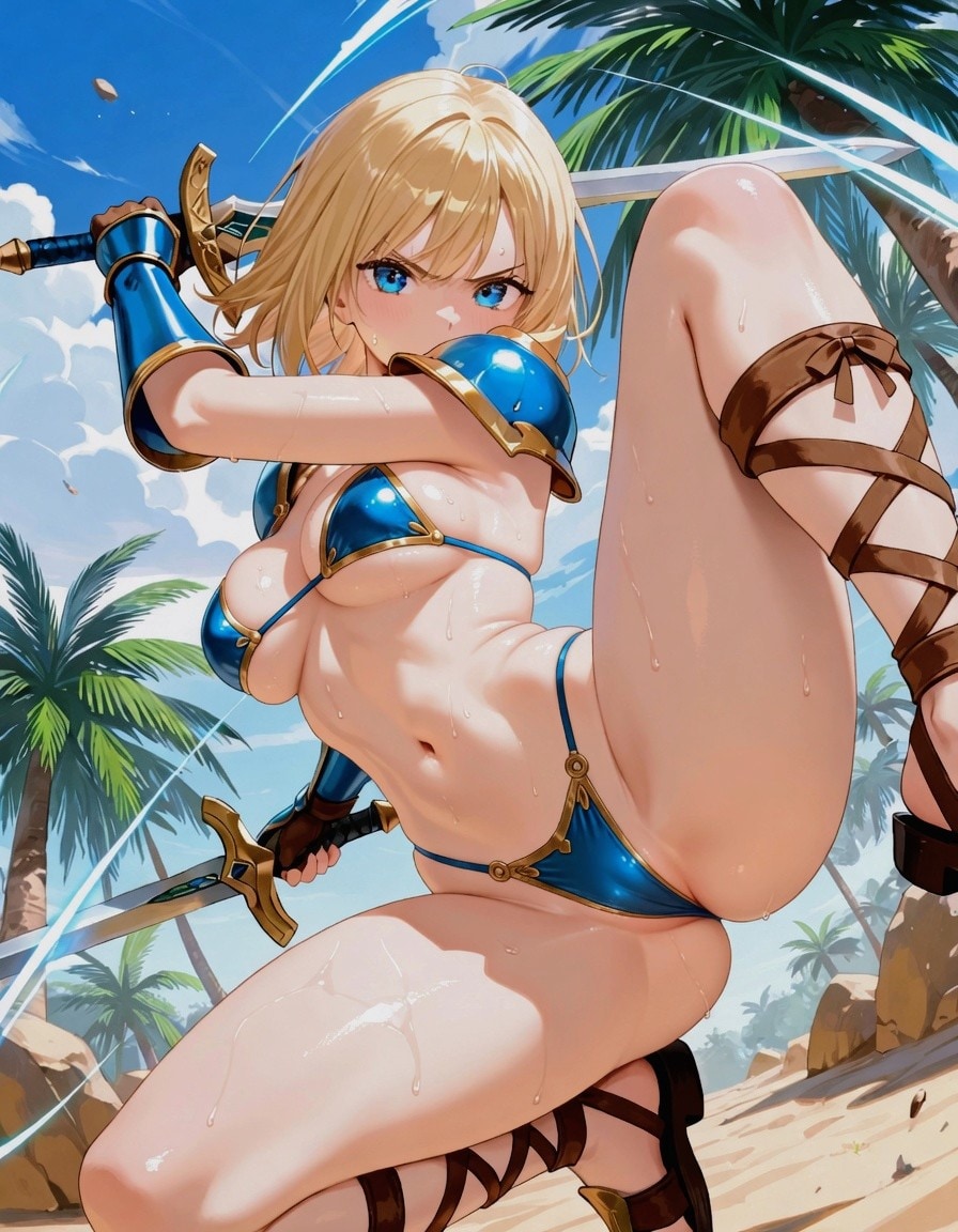 開脚ビキニアーマー02