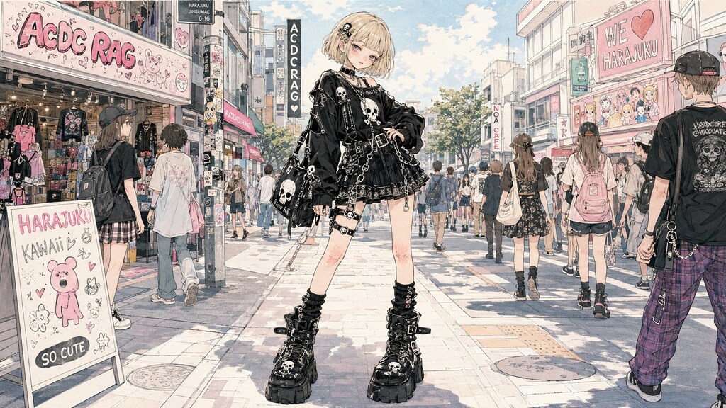 スタイリッシュな少女73