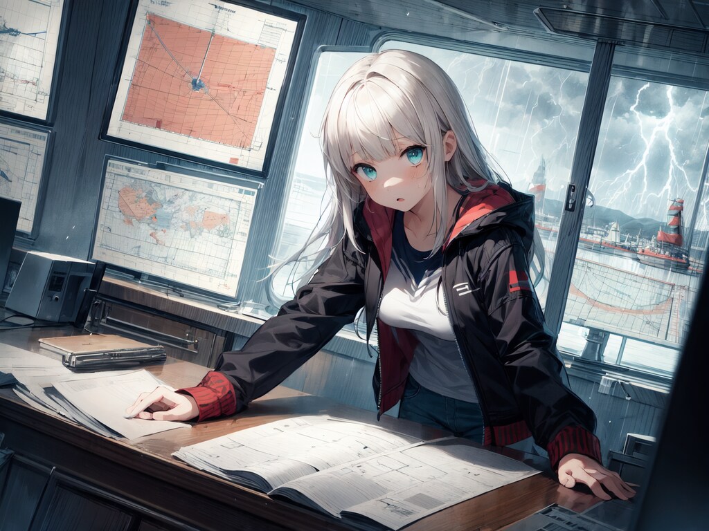 雷と嵐の航路を往く