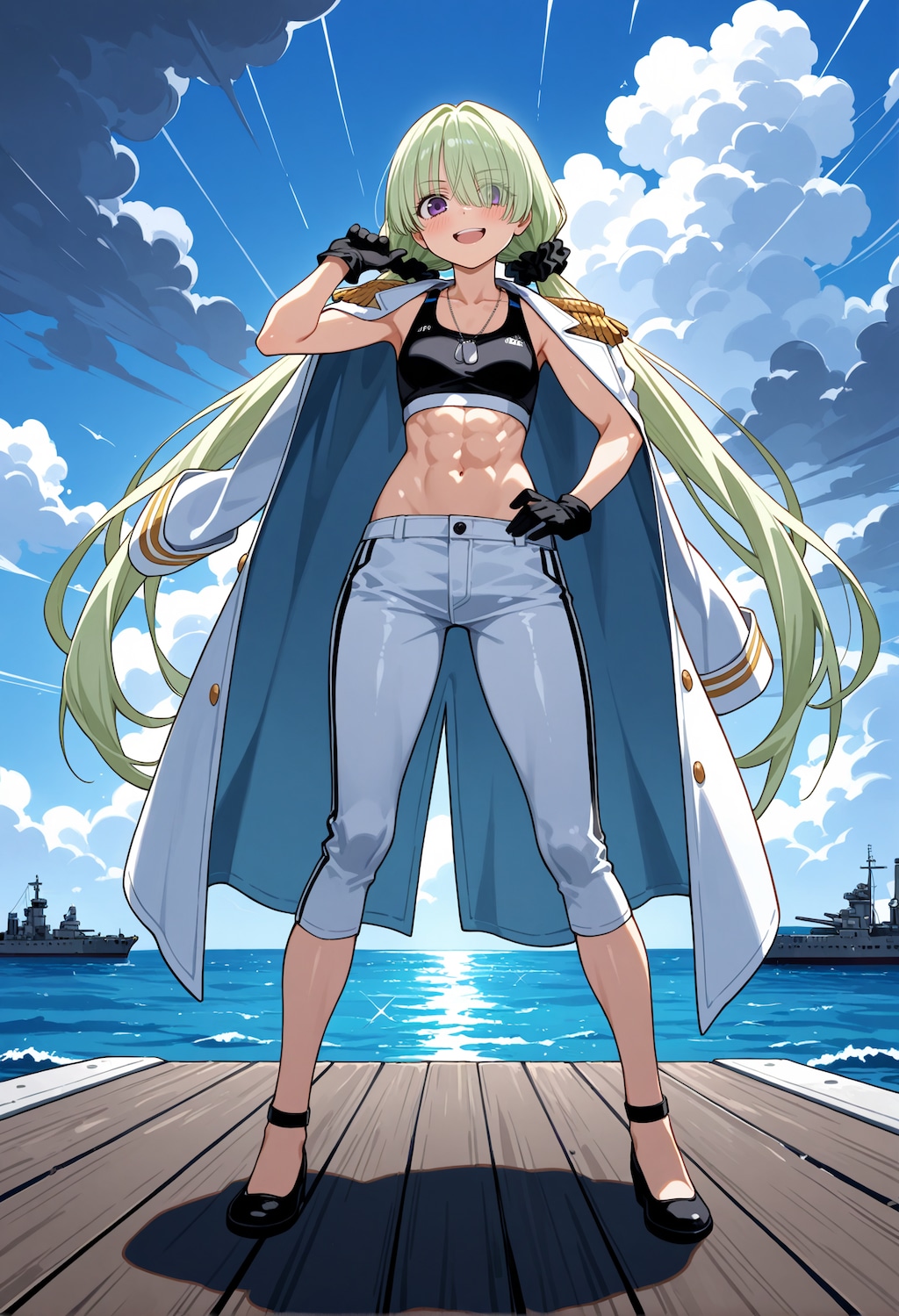 【今日の腹筋】小さな提督、大海を指揮す