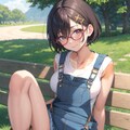 オーバーオール少女 7枚目