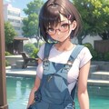 オーバーオール少女 8枚目