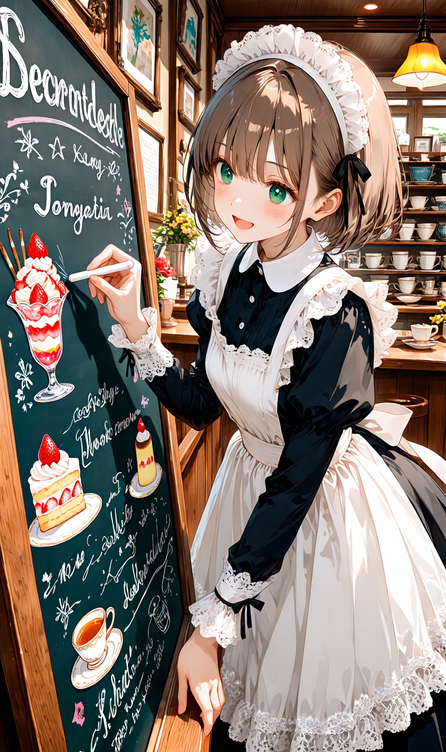 writing today's recommended desserts | の人気AIイラスト・グラビア