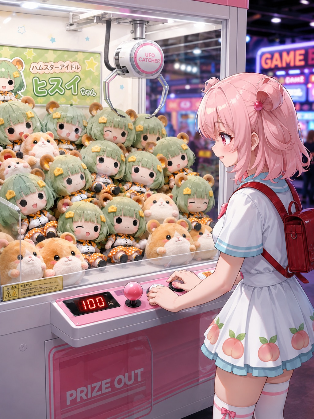 クレーンゲームって楽しい♪