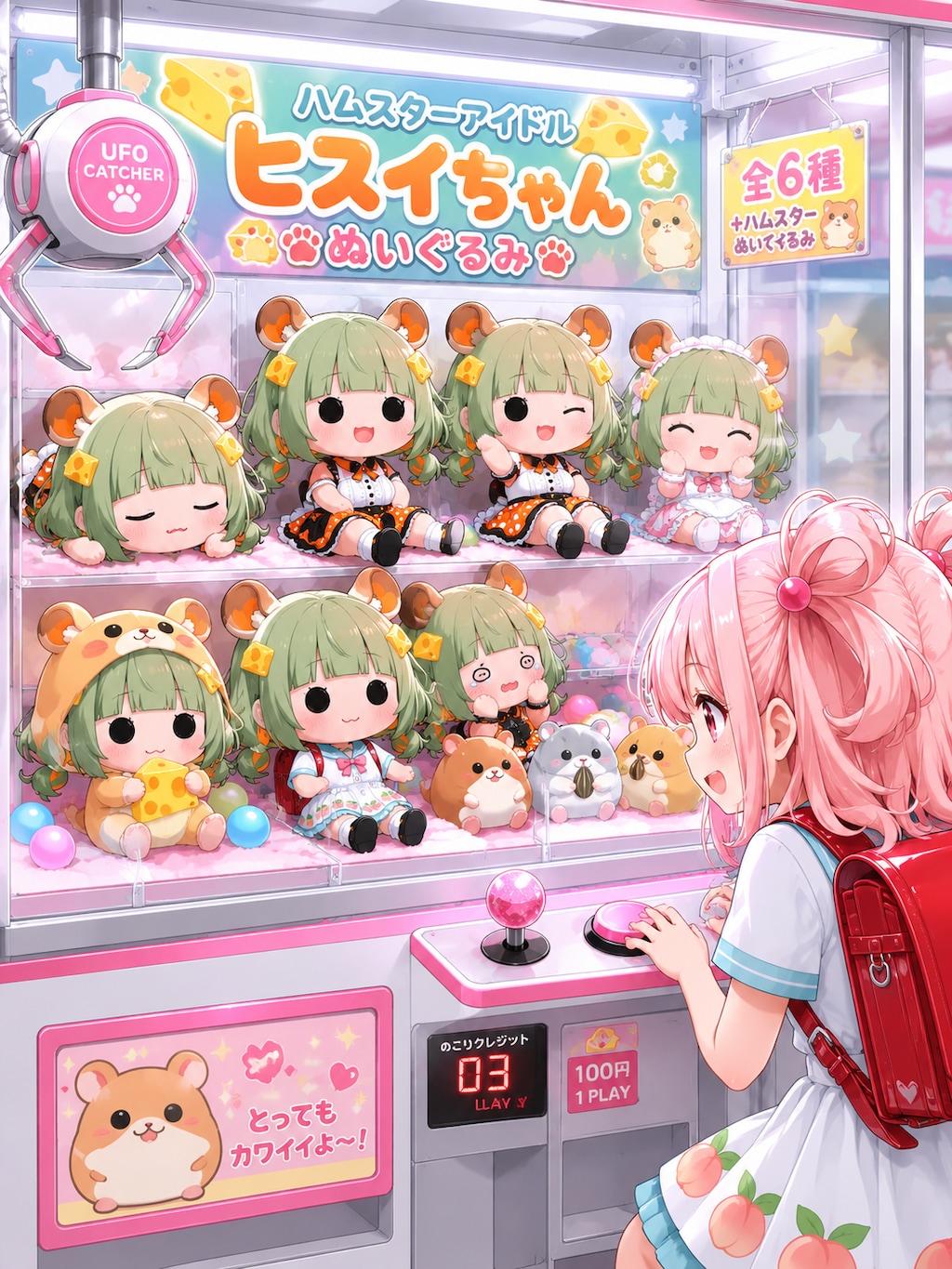 クレーンゲームって楽しい♪
