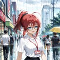 小雨のジト目先生 2枚目