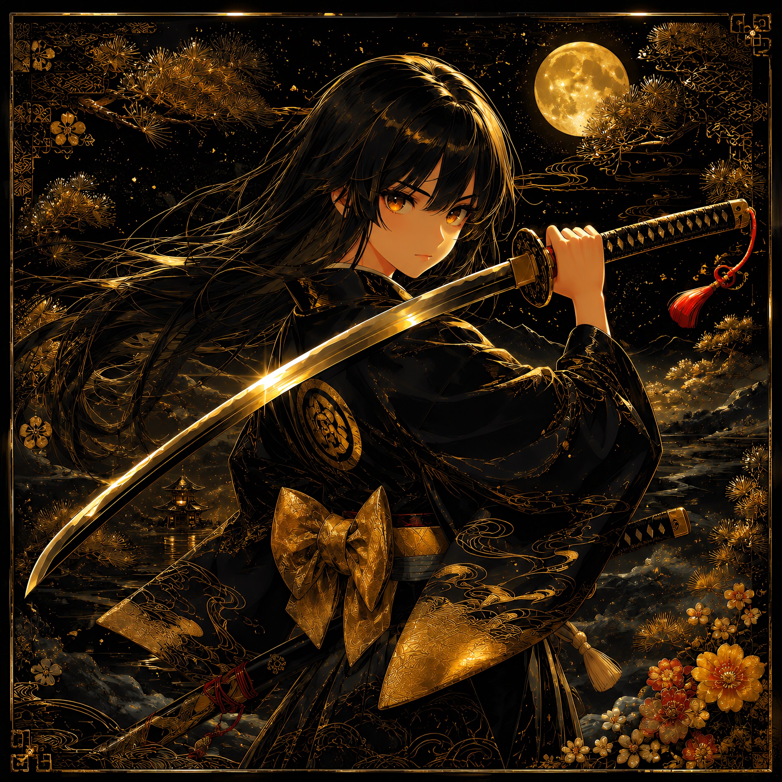 黒と金色の世界