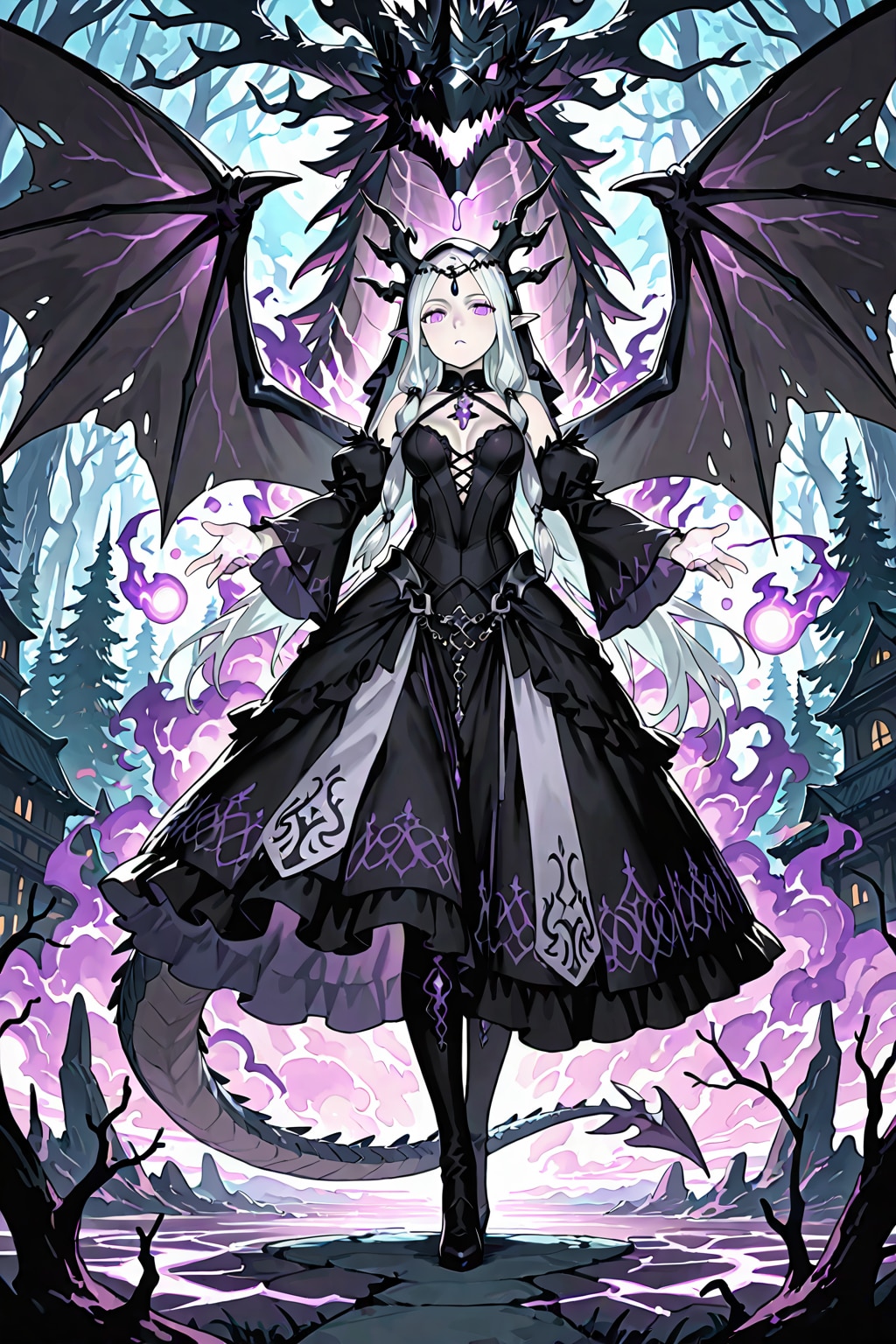 🐲 古代龍の魔法少女：ニーズヘッグ（Níðhöggr）「世界樹の終焉、永劫の根に抱かれて」