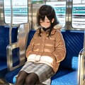 うたた寝の早朝電車 2枚目