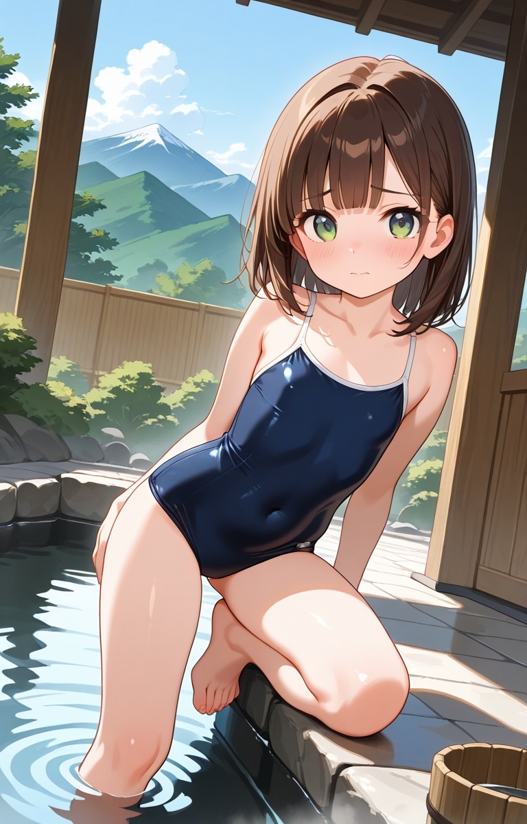 スク水温泉「小鳥遊なのは」