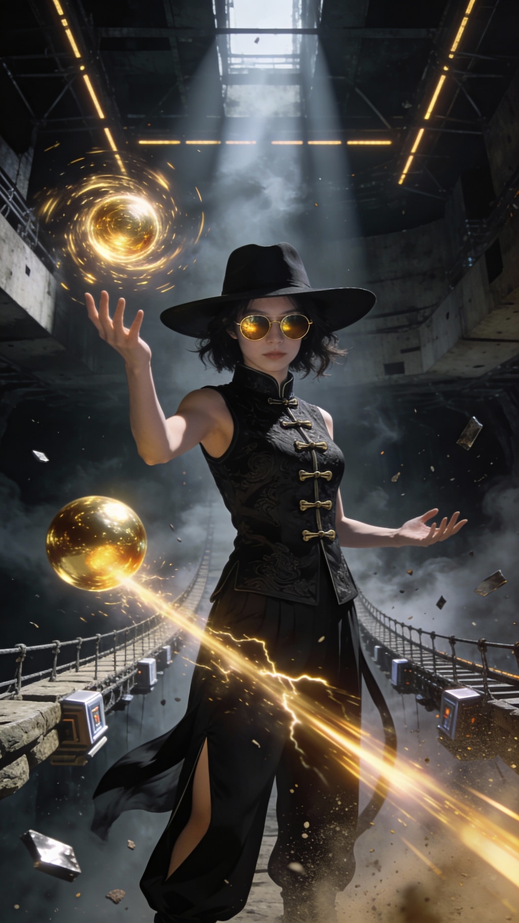 金の玉を操る風水師ちゃん